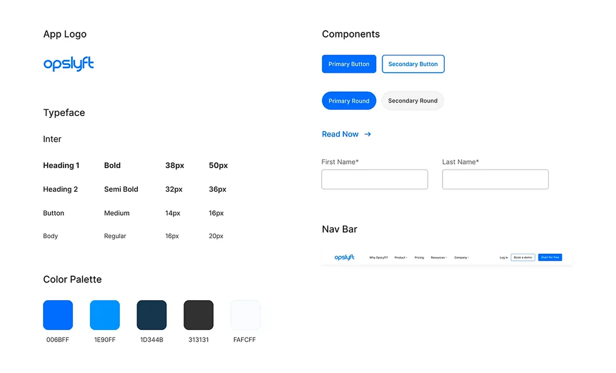 Style guide: logo, type, color and components